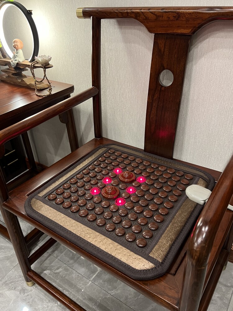 锗石托玛琳石坐垫电加热远红外办公老板椅坐垫前列腺妇科痔疮坐垫