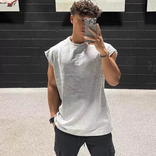 GYMSHARK男士坎肩夏季运动健身训练户外跑步撸铁透气宽松无袖背心
