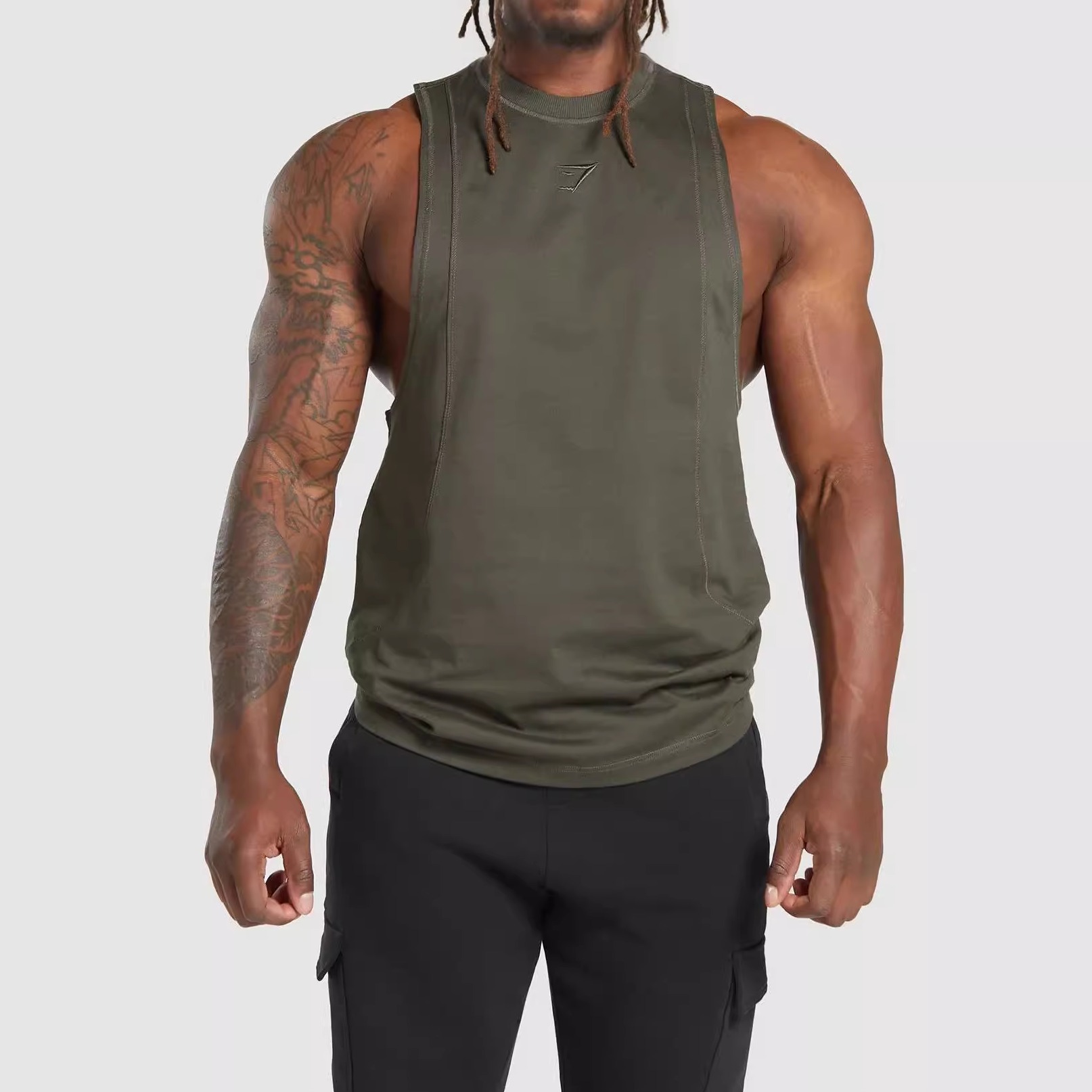 帅就完了 GYMSHARK PREMIUM LFT 美式宽松健身运动无袖背心坎肩