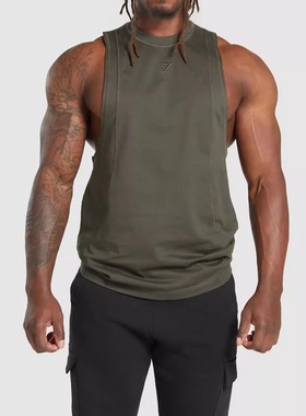 帅就完了 GYMSHARK PREMIUM LFT 美式宽松健身运动无袖背心坎肩