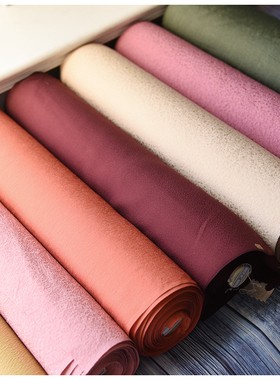 【合集】进口中古正绢真丝色无地反物布料口金荷包零料汉服旗袍