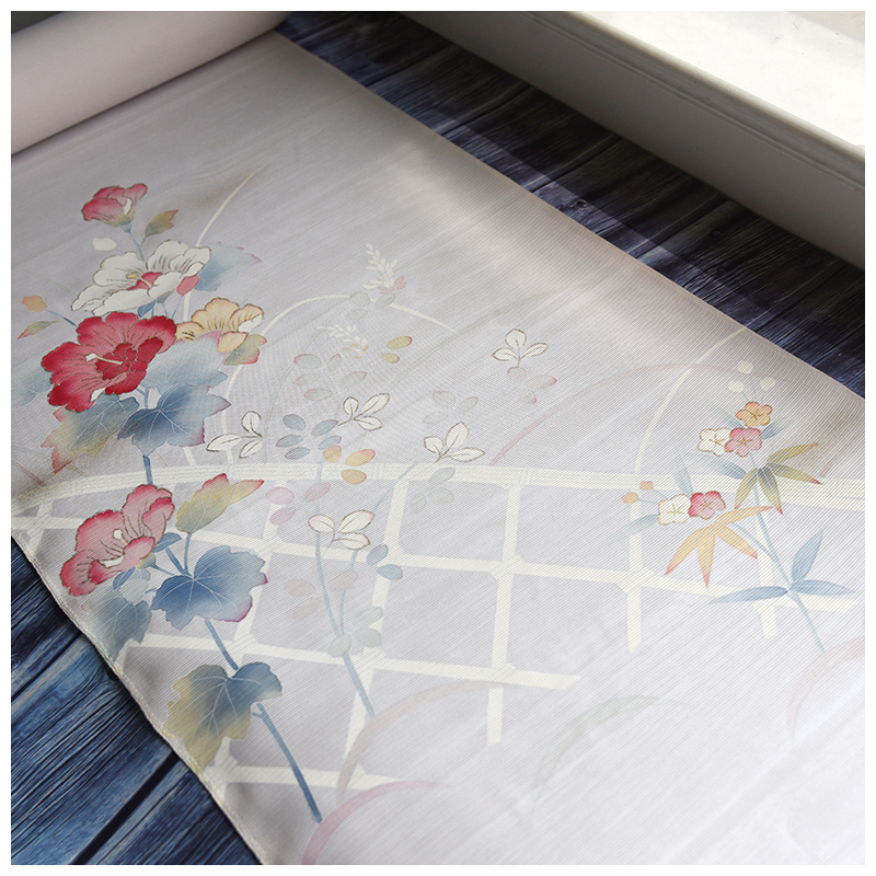 正绢真丝旗袍新中式付下反物