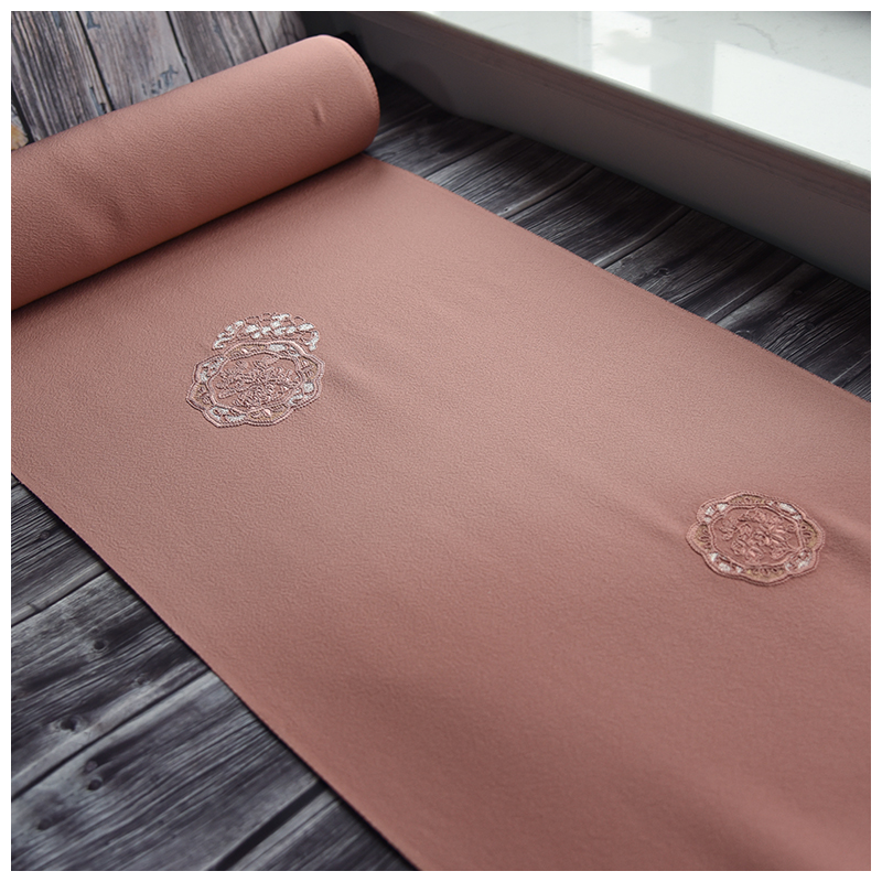 正绢真丝旗袍汉服刺绣付下反物