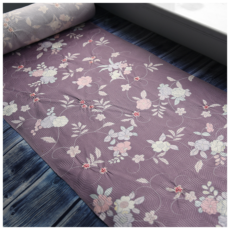 正绢真丝旗袍田园絞小纹反物零