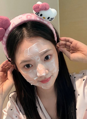 可爱粉色kitty猫发箍女款洗脸化妆专用压发头饰2026新款发卡头箍