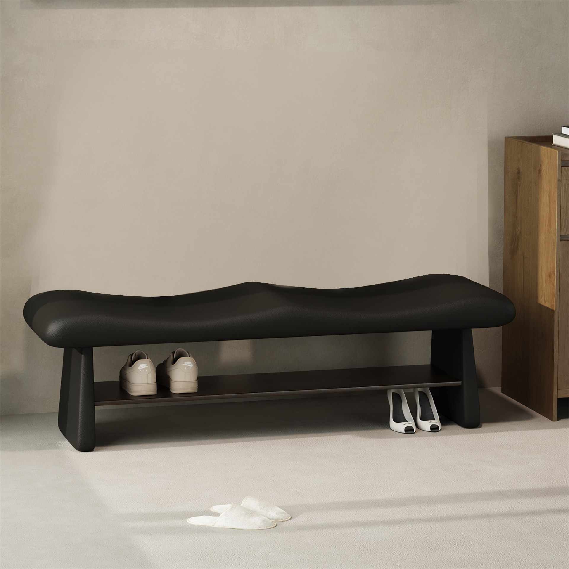 2025新款换鞋凳家用门口穿鞋凳子进门入户玄关鞋柜一体长凳,住宅家具,换鞋凳,淘宝优惠券,粉丝福利购,淘宝优惠卷