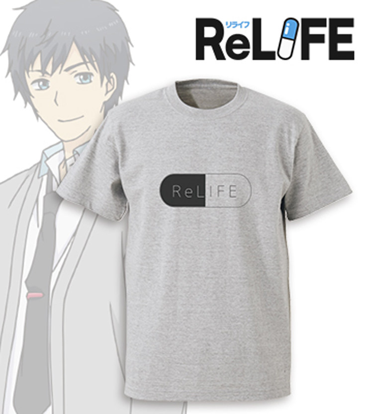 cospa amiami同款 ReLIFE 重返17岁 动漫周边纯棉短袖T恤