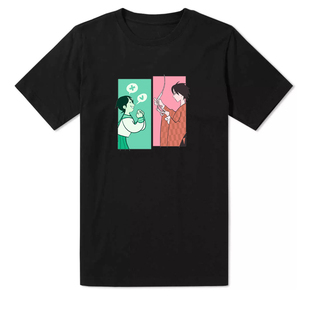 经典动漫二次元 周边 再见 绝望先生 纯棉男女款圆领短袖T恤短T