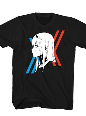 DARLING in the FRANXX 02 ZERO TWO比翼之吻动漫周边重磅纯棉T恤