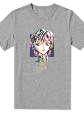 动漫周边Code Geass 反叛的鲁路修Ani-ArtT恤卢修·兰佩尔短袖T恤