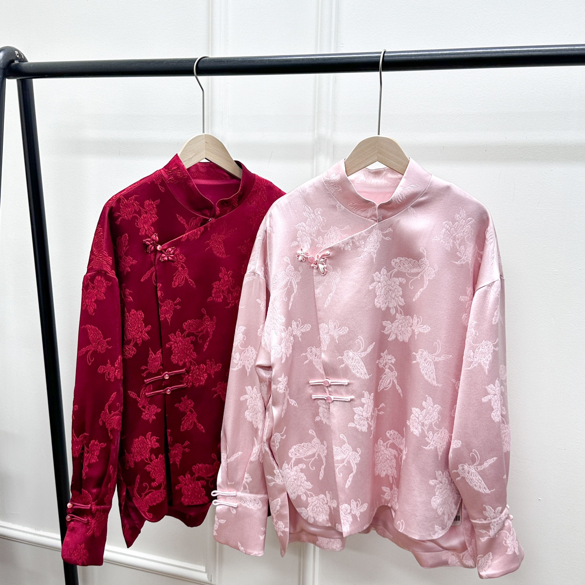 26年早春！新中式气质时尚提花显瘦短外套（含100%真丝）,女装/女士精品,时尚套装,淘宝优惠券,粉丝福利购,淘宝优惠卷