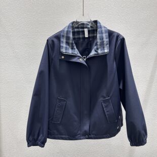 女装 秋季 格子夹克衫 大码 短外套AA 鑫依秀2508专柜正品 妈妈装 新款