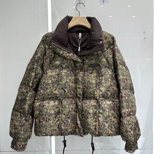 08专柜正品 妈妈装 新款 女装 白鸭绒迷彩羽绒服08 冬季 凯依娜2025B