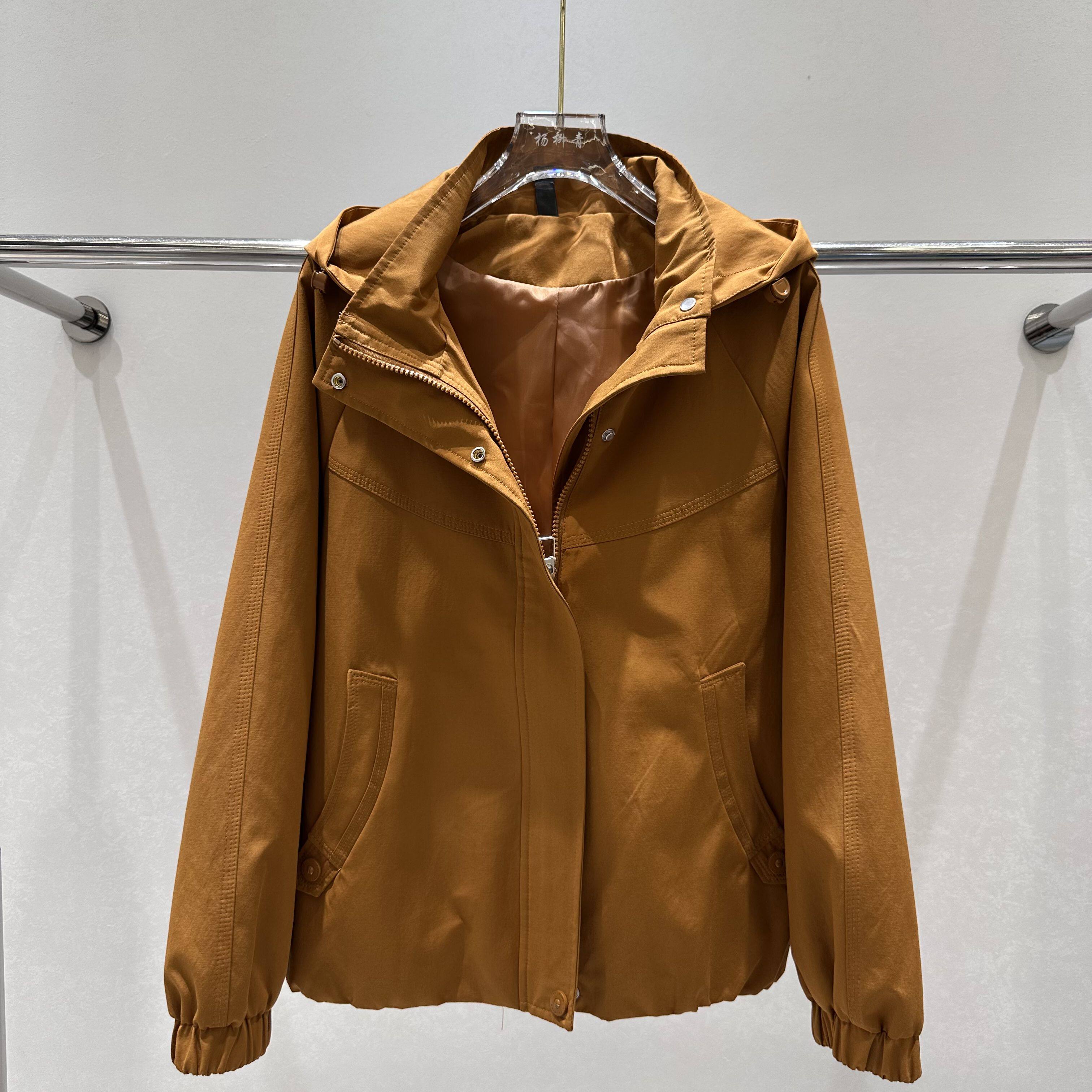 8807专柜正品新款春季女装时尚连帽宽松休闲夹克衫短外套妈妈装07