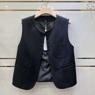 女装 时尚 短款 金泰妮66A01专柜正品 显瘦妈妈装 春季 修身 马甲01 新款