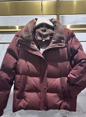 25-005专柜正品新款冬季女装时尚立领妈妈装保暖羽绒服外套女05