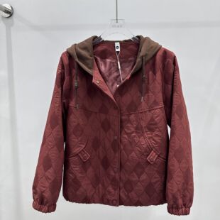 女装 时尚 连帽夹克衫 26A805专柜正品 妈妈装 春季 大码 打底短外套 新款