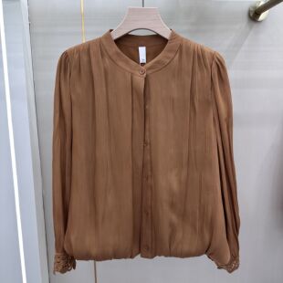 春季 新款 女装 时尚 雪纺上衣12 欣雅茜26 纯色打底妈妈装 812专柜正品