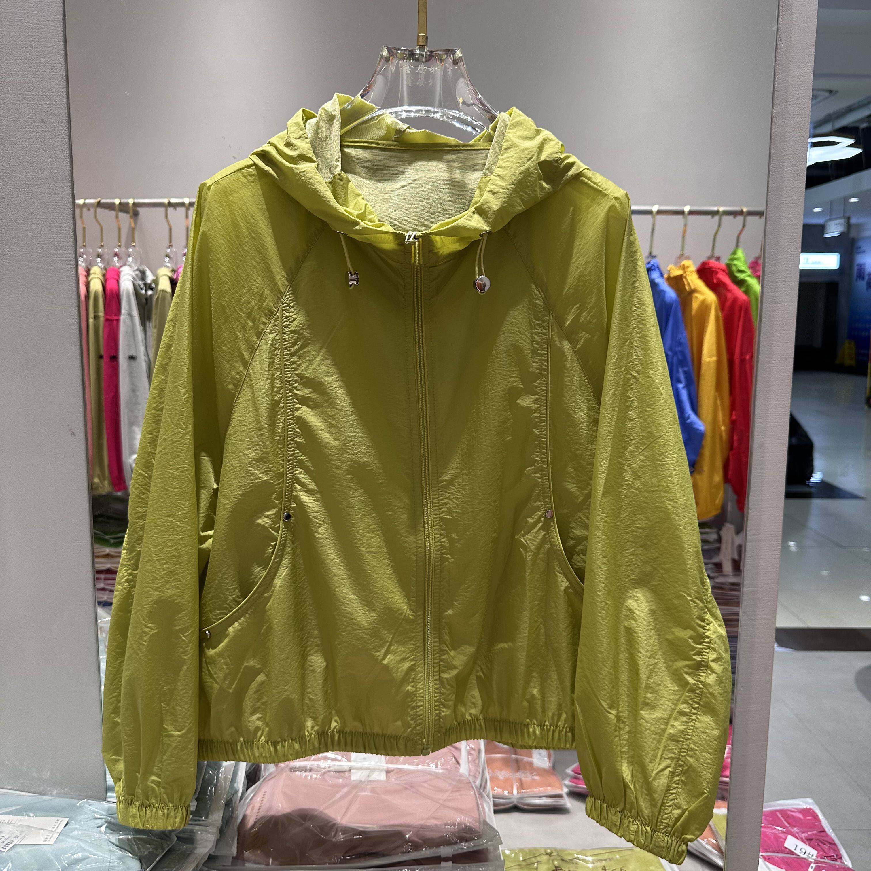 鑫姿彩2620专柜正品新款夏季女装时尚连帽宽松休闲防晒服外套女20
