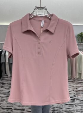欣雅茜24-829专柜正品新款夏季女装翻领短袖套头打底妈妈装上衣29