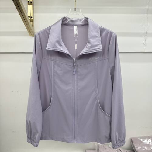 8812专柜正品新款春夏季女装时尚翻领单层透气妈妈装防晒服外套12