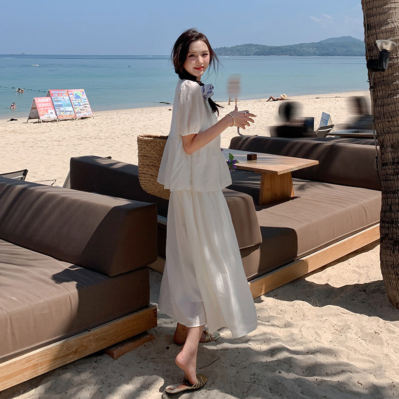 已出货新款米白色蛋糕裙266-3312-P115K168,女装连衣裙,浙宝266
