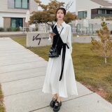 档口现货撞色假两件连衣裙西装面料品质好266-6686-P115K168，女装连衣裙，浙宝266