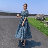 现货盐缩全棉碎花品质高数据好转化高266-6672-P105K158，女装连衣裙，浙宝266