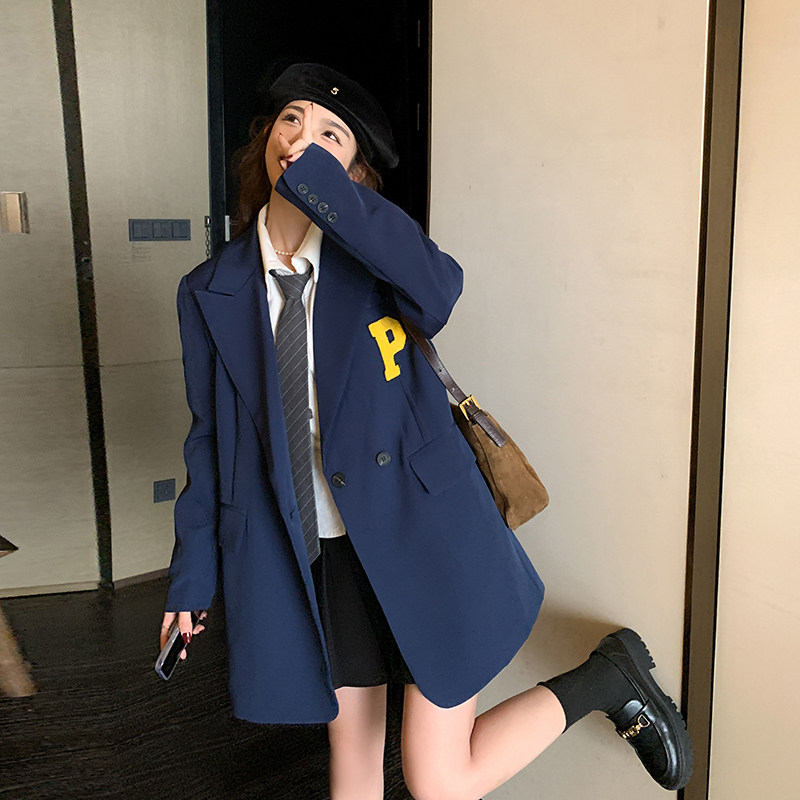 档口现货2023新款黄色P标藏青色西装266-2313-P115K168,女装西装,浙宝266