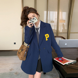 档口现货2023新款黄色P标藏青色西装266-2313-P115K168，女装西装，浙宝266