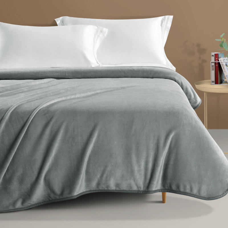 Sunvim/孚日亲肤珊瑚绒法兰绒毯毛毯空调被儿童盖毯四季通用GJ