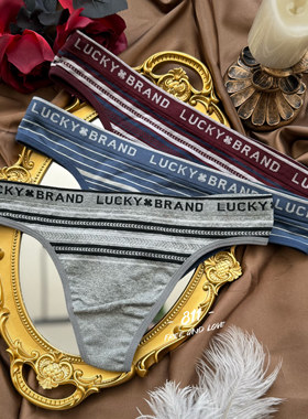 tback欧美运动健身丁字裤女性感锦纶+棉无痕日常穿低腰无菌档内裤