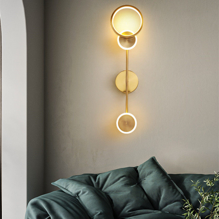 壁灯轻奢 充电遥控免接线 卧室床头灯北欧客厅背景墙创意现代简约