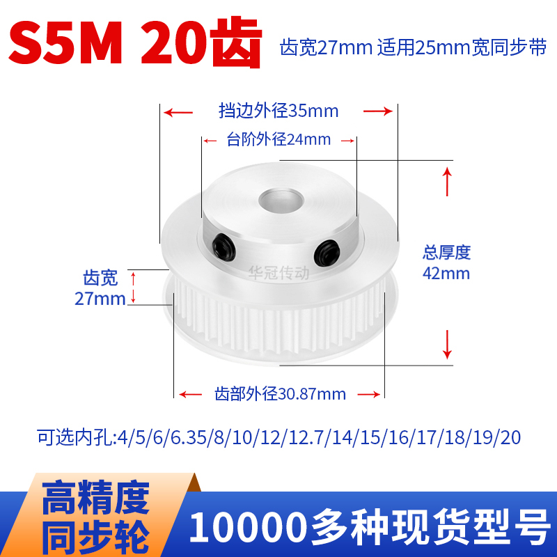 HUAGUANG同步带轮传动件当天发货