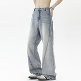 A440-NZ2588-P55水洗立体裁剪结构牛仔裤，男装牛仔裤，电商A440