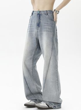 A440-NZ2588-P55 水洗立体裁剪 结构牛仔裤