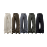 A440-K521-特P45春季重磅水洗棉微喇休闲裤，男装休闲裤，电商A440