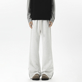 A440-GK01-P45微喇滑棉卫裤裤脚拉链装饰休闲裤，男装休闲裤，电商A440