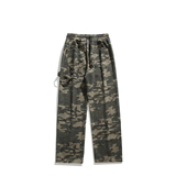 A440-K2502-特P45春季cleanfit拼接水洗迷彩休闲裤，男装休闲裤，电商A440