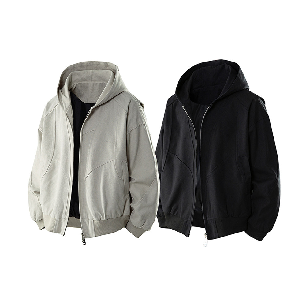 A440-FB0309-P98解构设计帆布水洗外套，女装短外套，电商A440