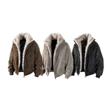 A440-MY2568-特P100座山雕麂皮棉衣，男装棉衣，电商A440