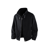 A440-JS0602-P90春季炒洗工艺立领牛仔夹克，男装夹克，电商A440