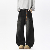 A440-K2888-P65春季重工水洗工装牛仔裤，男装牛仔裤，电商A440