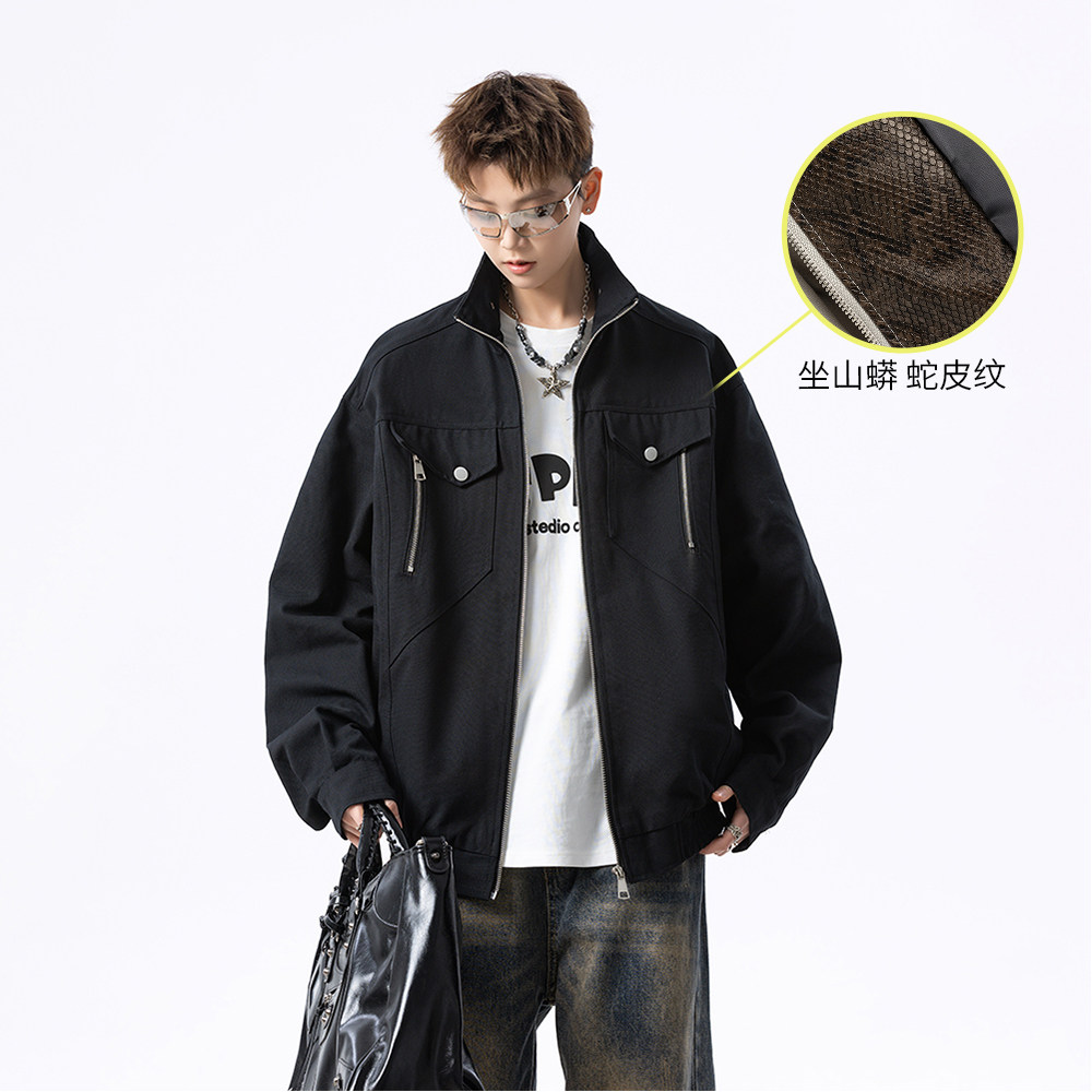 A440-JK7088-P88春季新款坐山蟒夹克外套，男装夹克，电商A440