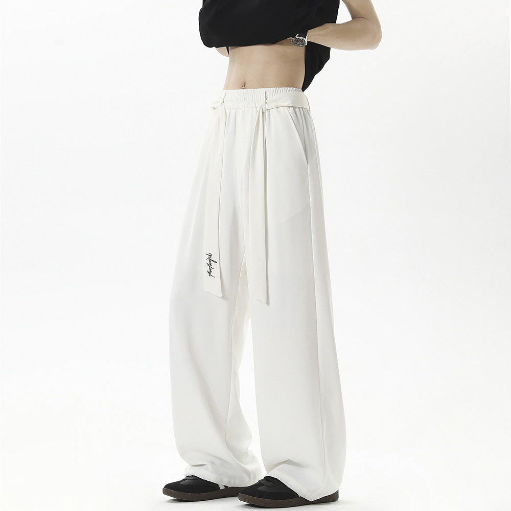 A440-XK1613-P45垂感休闲裤刺绣腰带西裤，男装西裤，电商A440