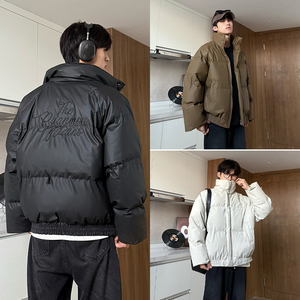 A440-MY11256-P128 重工刺绣软皮短款棉服图片