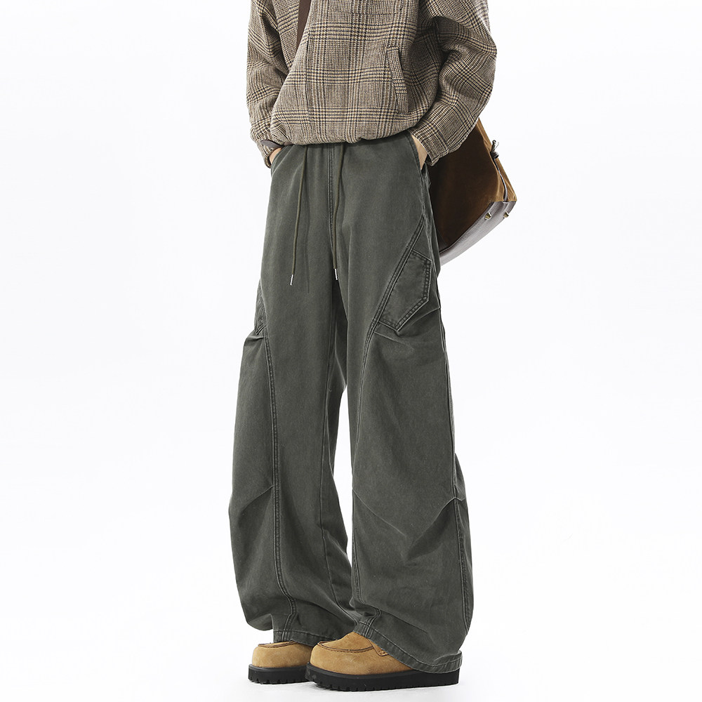 A440-K520-特P58重工水洗棉布工装休闲裤，男装工装外套，电商A440