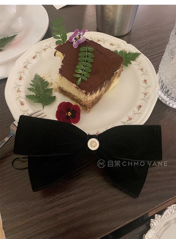 且茉~多种戴法~精致版蝴蝶结发夹刘海侧边夹女韩国发饰头饰网红款