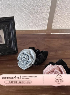 茶手工花花肠圈发圈新款