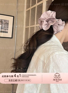 且茉~精致韩~做工讲究大肠发圈头绳耐看新款头饰发饰优雅气质